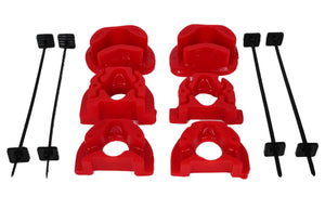 Energy Suspension 16.1113R 97-01 fits Honda CR-V 4WD Red Motor Mount Insert Set
