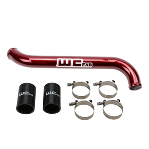 Wehrli 11-16 GM Duramax LML Upper Coolant Pipe - Cat Yellow