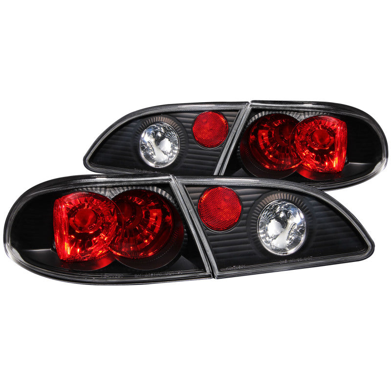 ANZO 221115 1902 fits Toyota 98-20 Corolla Taillights Black