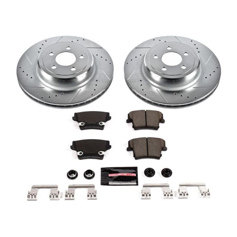 PowerStop K5486 fits Dodge 06-14 Charger Rear Z23 Evolution Sport Brake Kit