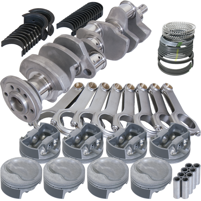 Eagle 12508020 fits Chevy 400 3.750in Crank 6.000in H-Beam -16cc 4.145in Pistons Rotating Assembly