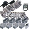 Eagle 12508020 fits Chevy 400 3.750in Crank 6.000in H-Beam -16cc 4.145in Pistons Rotating Assembly