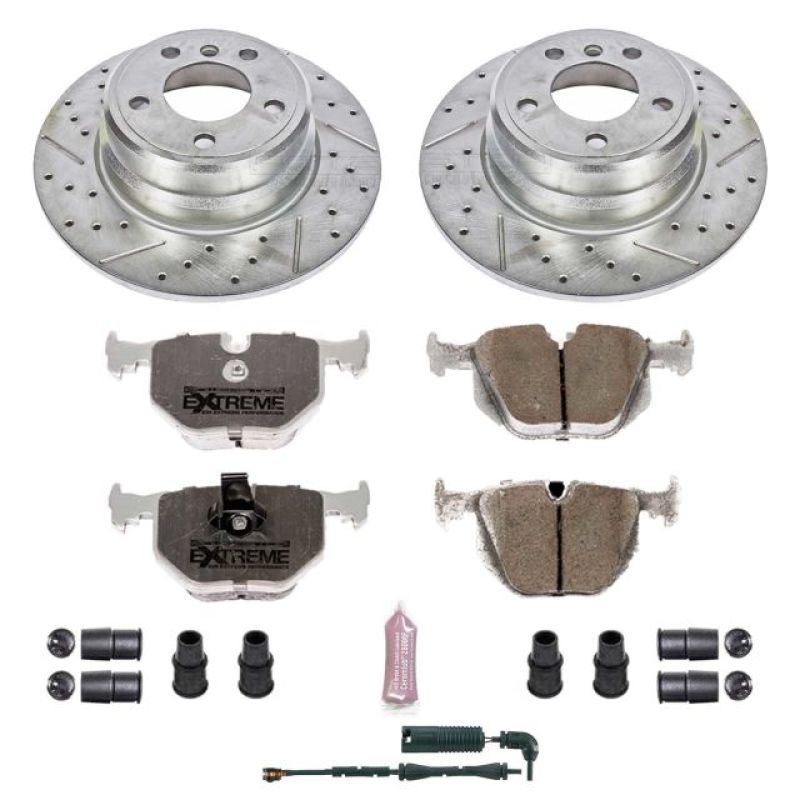 PowerStop K5720-26 00-06 fits BMW X5 Rear Z26 Street Warrior Brake Kit