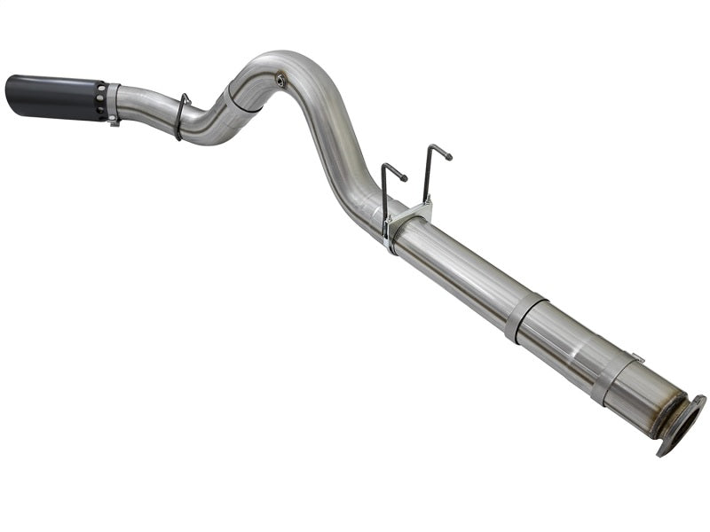AFE 49-43090-B Bore-HD 5in DPF Back 409 SS Exhaust System w/Black Tip 2017 fits