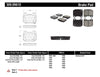 Stoptech 309.0961 Performance ST-22 2-Piston Rear Caliper Brake Pads