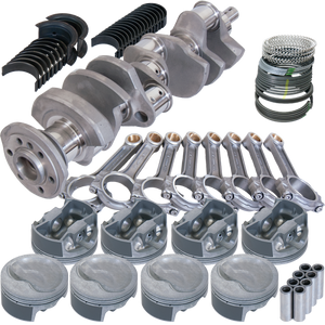 Eagle 62508040 fits Chevy 400 3.750in Crank 6.000in I-Beam Rods -16cc 4.185in Pistons Rotating Assembly