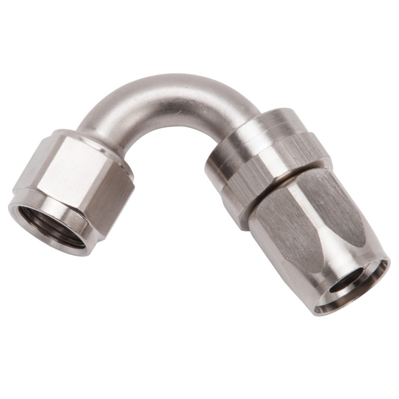 Russell 613411 Performance -8 AN Endura 120 Degree Full Flow Swivel Hose End (With 3/4in Radius)