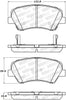 Stoptech 308.1543 Street Brake Pads - Front