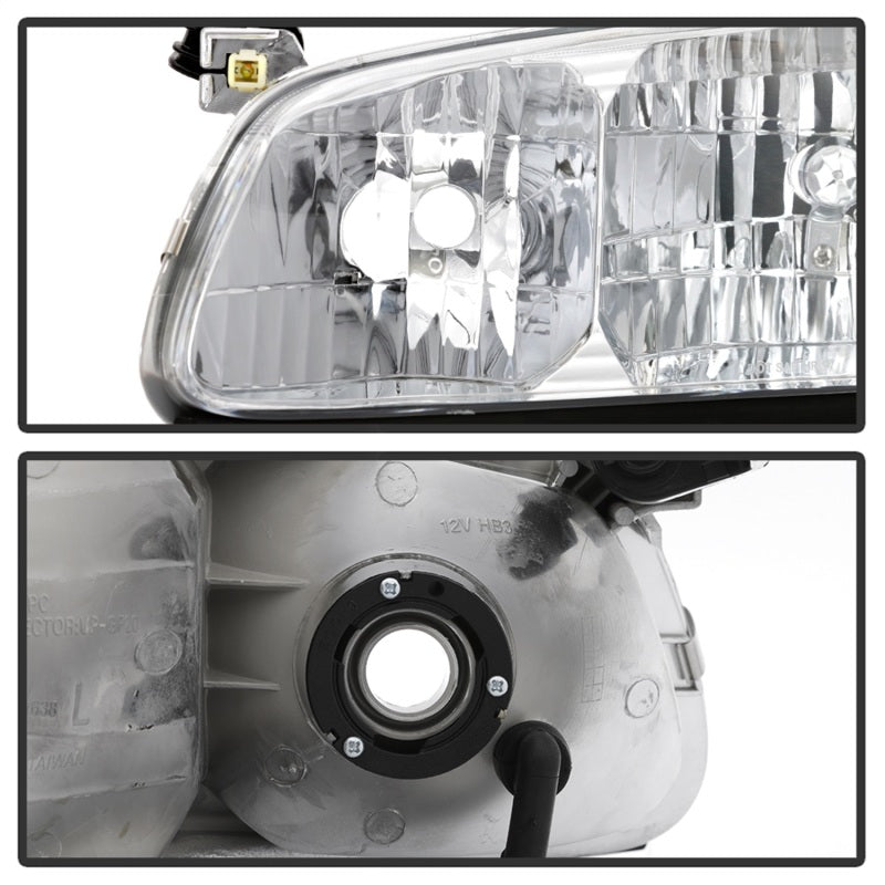 SPYDER 9042812 xTune fits Toyota Camry 4pc OEM Style Headlights Lights Chrome