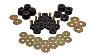 Energy Suspension 5.4102G Body Mount Bushing Sets - Black