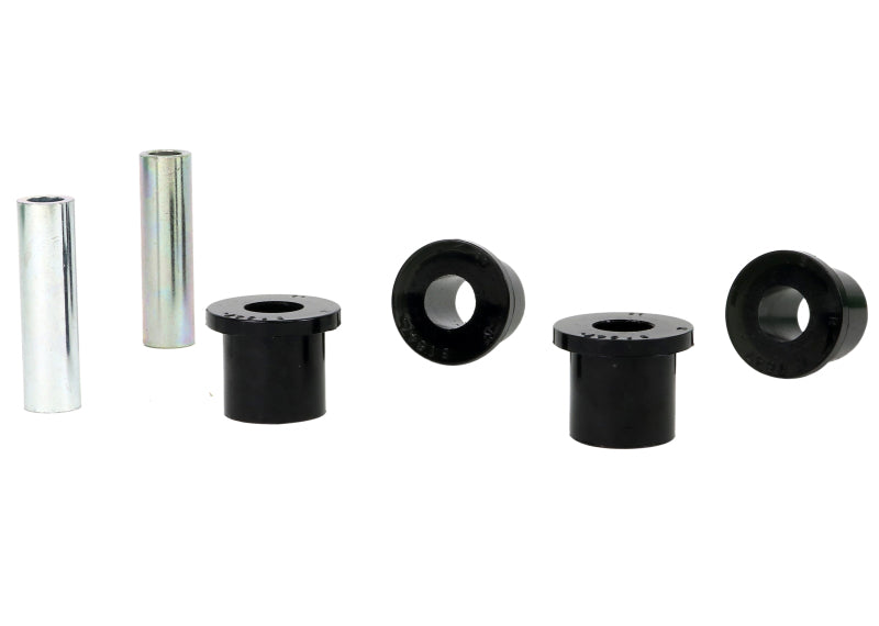 Whiteline W71647 Plus fits Nissan 97-05 Frontier D22 2WD Rear Spring Eye and Shackle Bushing