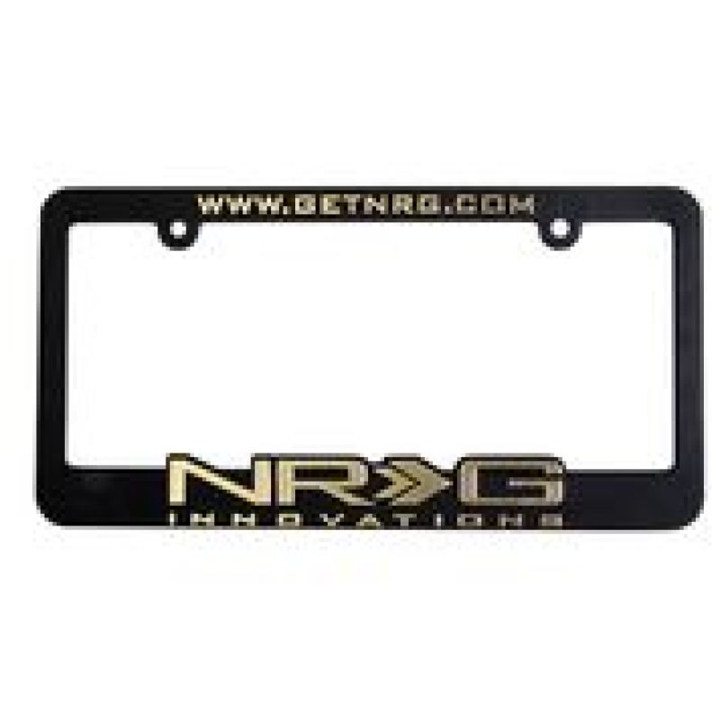 NRG LPF-101 License Plate Frame - Gold