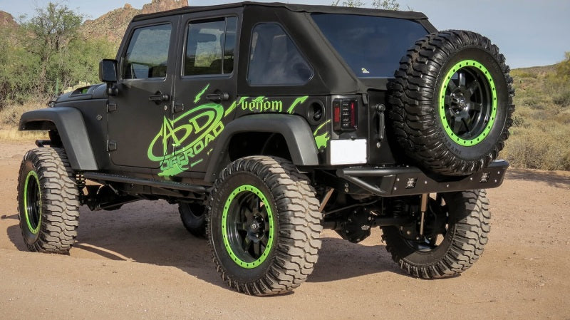 Addictive Desert Designs R952251370103 fits Jeep 07-18 Wrangler JK Venom Rear Bumper