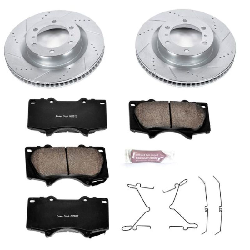 PowerStop K5873 fits Lexus 10-19 GX460 Front Z23 Evolution Sport Brake Kit