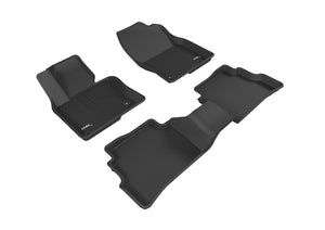 3D MAXpider L1MZ05801509 2010-2013 fits Kia Forte Kagu 2nd Row Floormats - Tan