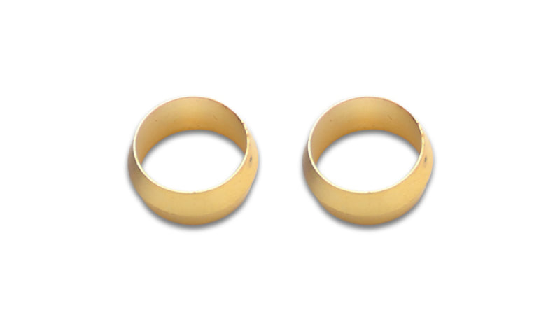 Vibrant 16469 5/8in Brass Olive Hardline Tubing Inserts (2 Pack)