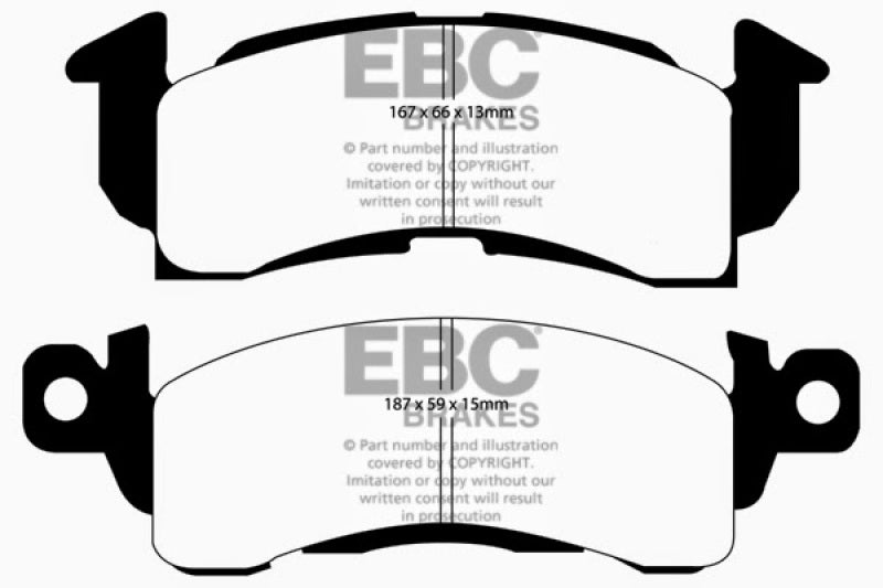 EBC DP21145 Buick fits Apollo 73-74 4.1 Greenstuff Front Brake Pads