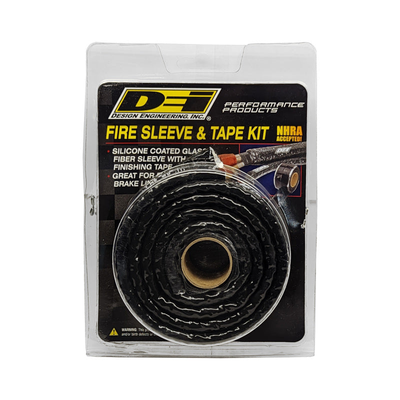 DEI 10472 Fire Sleeve and Tape Kit 5/8in I.D. x 3ft