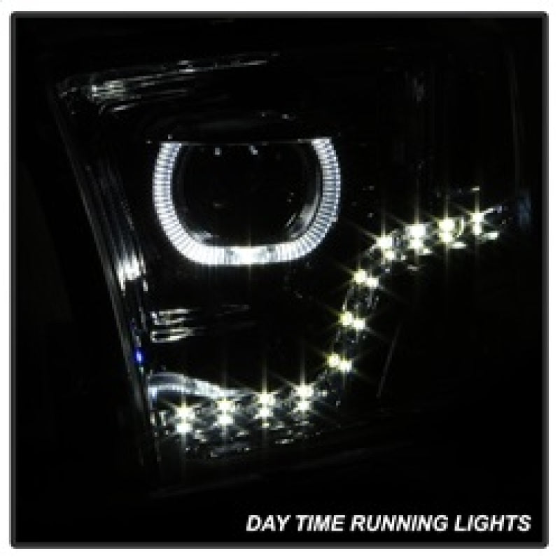 xTune 9036743 fits Dodge Ram 2009-2014 Halo LED Projector Headlights - Chrome P