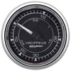 AutoMeter 9759 AutoMeter Chrono 2-1/16in 30in HG/30PSI Digital Stepper Motor Vaccum/Boost Gauge - Chrome
