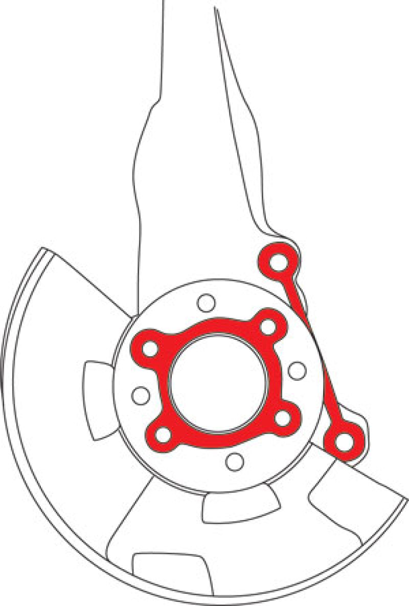 SPC Performance 71930 09-14 fits Hyundai Genesis Camber Shim Set - 8pc