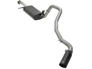 AFE 49-36121-B rce XP 2-1/2in 304 SS Cat Back Exhaust w/ Black Tips 2001-2016 f