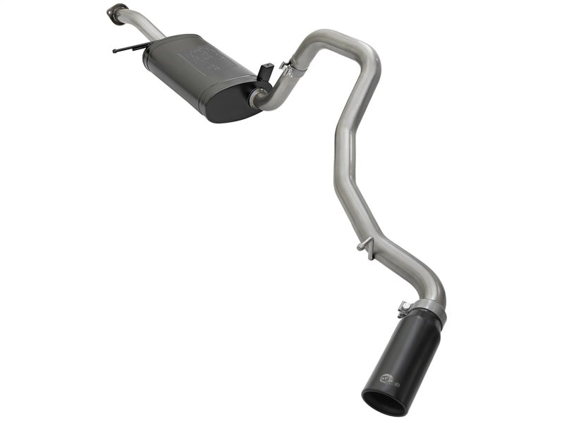 AFE 49-36121-B rce XP 2-1/2in 304 SS Cat Back Exhaust w/ Black Tips 2001-2016 f