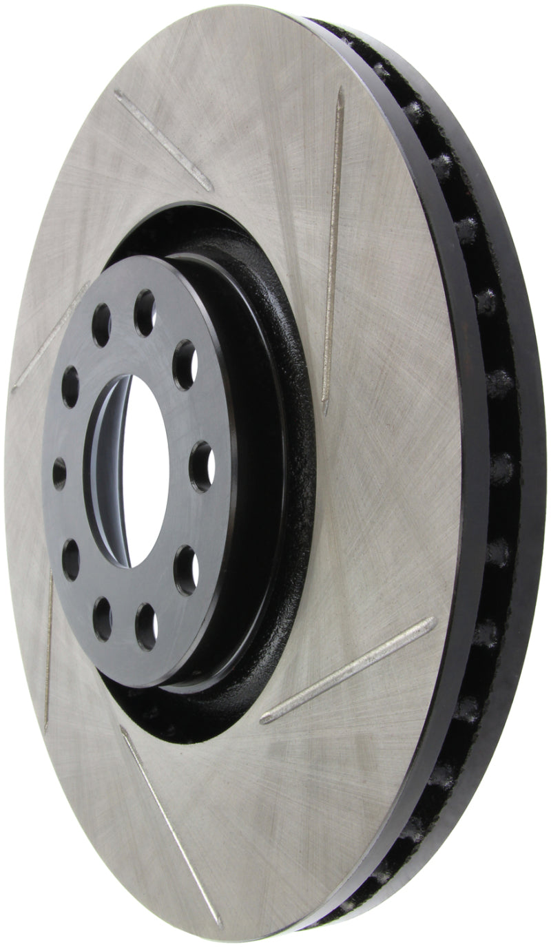 Stoptech 126.33096SL Power Slot 01-06 fits Audi Allroad / 05-09 A4 / 6/99-04 A6 / 99-02 S4 Left Front Slotted Rotor