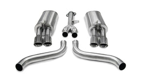 CORSA Performance 14115 Corsa 1986-1991 fits Chevrolet Corvette C4 5.7L V8 L98 Polished Sport Cat-Back Exhaust