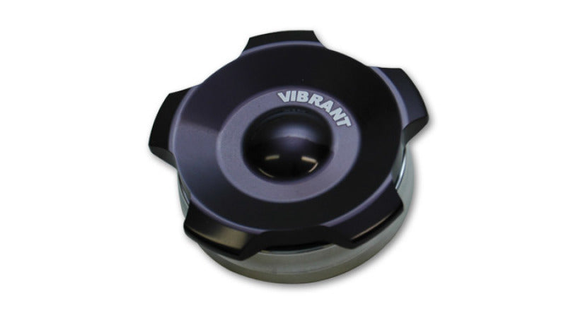 Vibrant 11291  Aluminum Weld Bungs w/ Anodized Black Aluminum Threaded Cap (inc