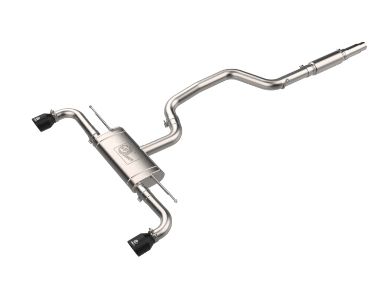 aFe 49-36454-B 22-24 Volkswagen GTI MACH Force-Xp 3 to 2-1/2 IN Stainless Steel Cat-Back Exhaust w/Black Tip