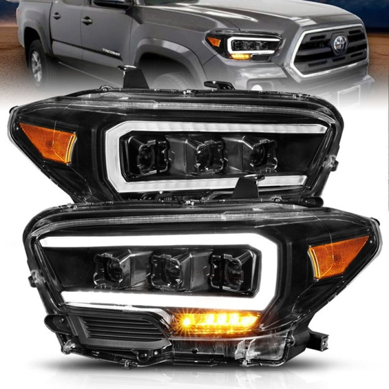 ANZO 111500 2017 fits Toyota 16-20 Tacoma TRD LED Projector Headlights