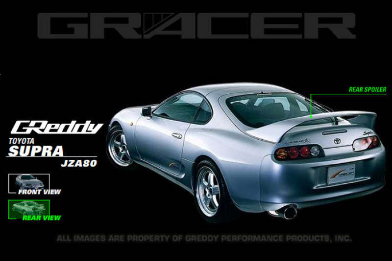 GReddy 17010026 Aero 1993-1997 fits Toyota Supra JZA80 Rear Wing Spoiler