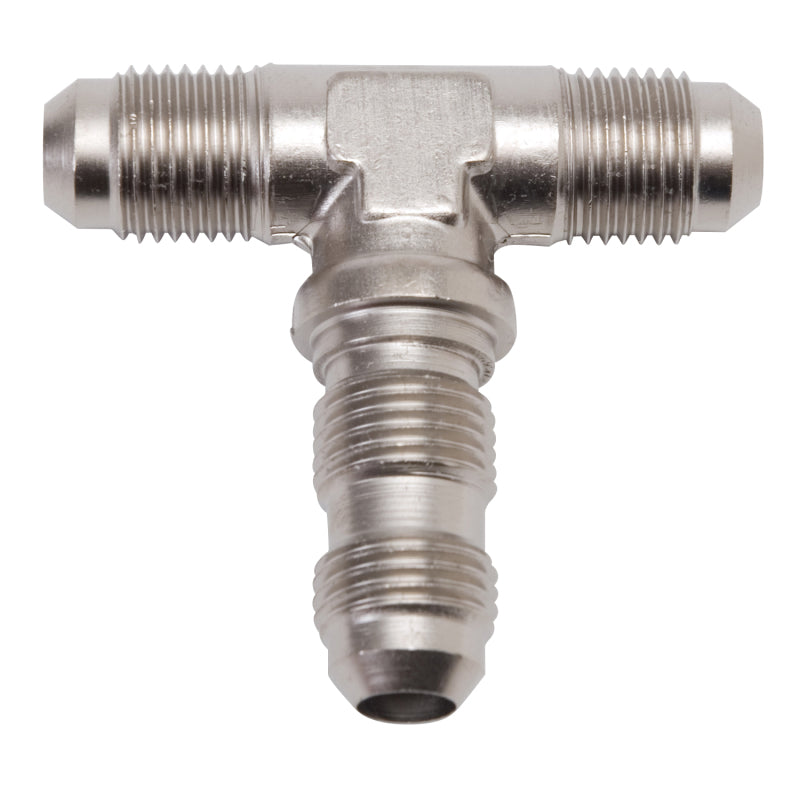 Russell 661301 Performance -3 AN Flare Bulkhead Tee Fitting (Endura)