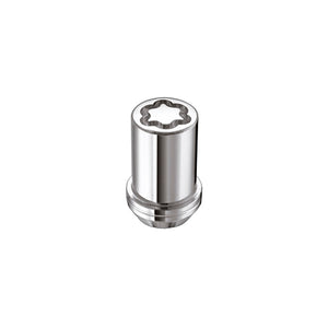 McGard 25257 Wheel Lock Nut Set - 4pk. (Tuner / Cone Seat) M12X1.5 / 13/16 Hex / 1.24in. Length - Chrome