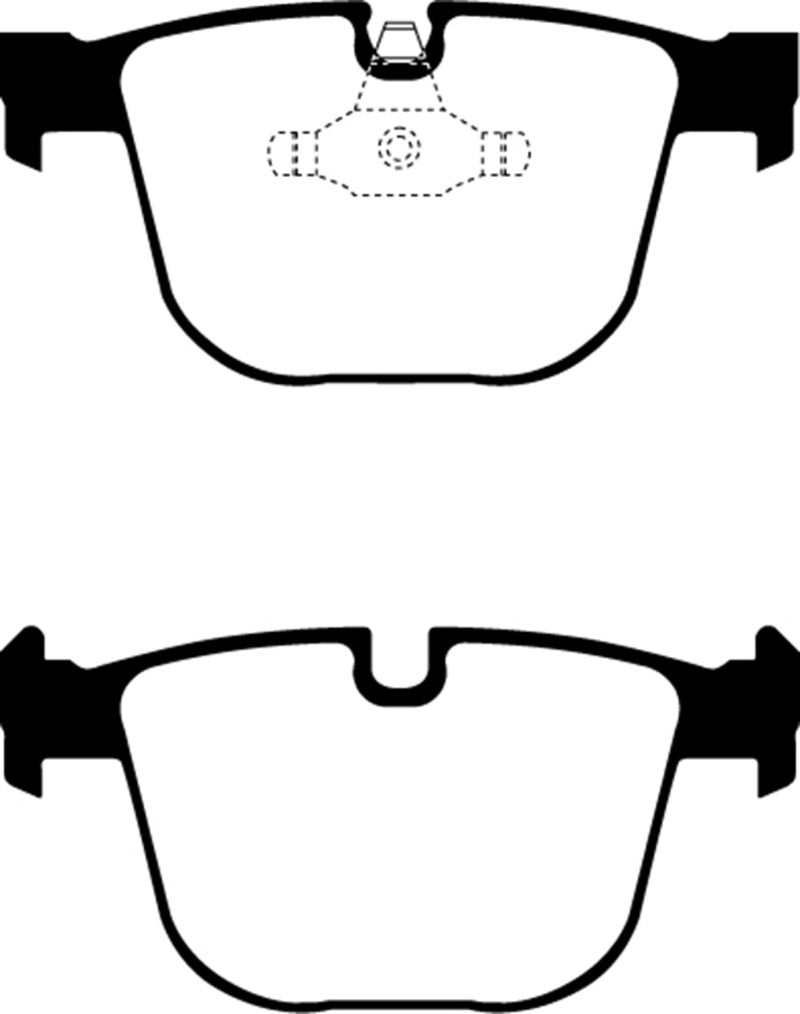 EBC DP21451 fits BMW 11-12 1M Coupe 3.0 Twin Turbo Greenstuff Rear Brake Pads