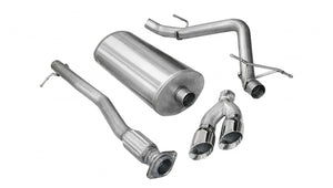 CORSA Performance 14904 Corsa 2009-2009 fits Chevrolet Silverado Crew Cab/Short Bed 1500 4.8L V8 Polished Sport Cat-Back Exhaust