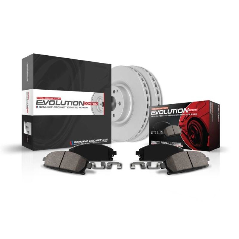 Power Stop CRK6901 12-14 fits Mercedes-Benz ML550 Front Z23 Coated Brake Kit