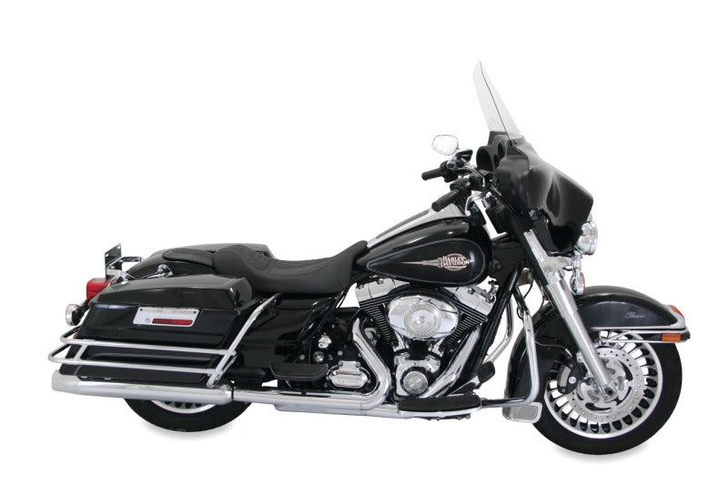 Mustang 76969 Harley Electra Glide Std,Rd Glide,Rd King,Str Glide Solo Seat w/Diamond Stitch - Black