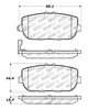 Stoptech 309.118 OE Fit Rear Sport Brake Pads