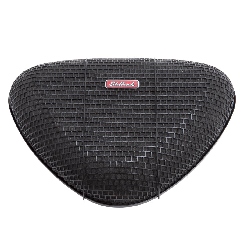 Edelbrock 10023 Air Cleaner Pro-Flo 1000 Series Triangular Steel Top 11 375In X 8 375In X 3In Black