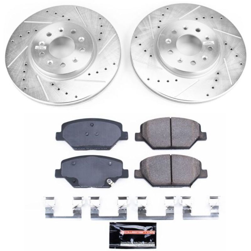 PowerStop K7661 fits Buick 16-18 Envision Front Z23 Evolution Sport Brake Kit