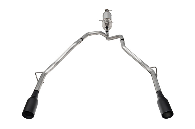 CORSA Performance 21309BPC Corsa 25-26 Ram 2.5in Stainless Steel Sport Cat-back Dual Rear Exit 5.0in Black Tips