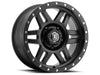 ICON 1417858347SB Six Speed 17x8.5 6x5.5 0mm Offset 4.75in BS 108mm Bore Satin Black Wheel