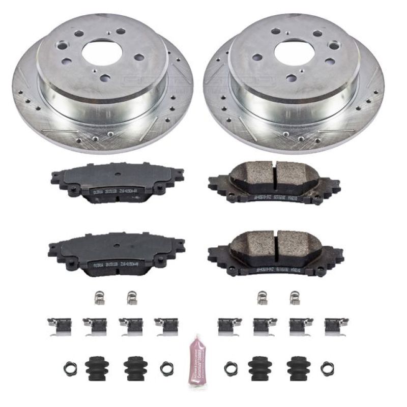 PowerStop K6930 fits Lexus 14-15 IS250 Rear Z23 Evolution Sport Brake Kit