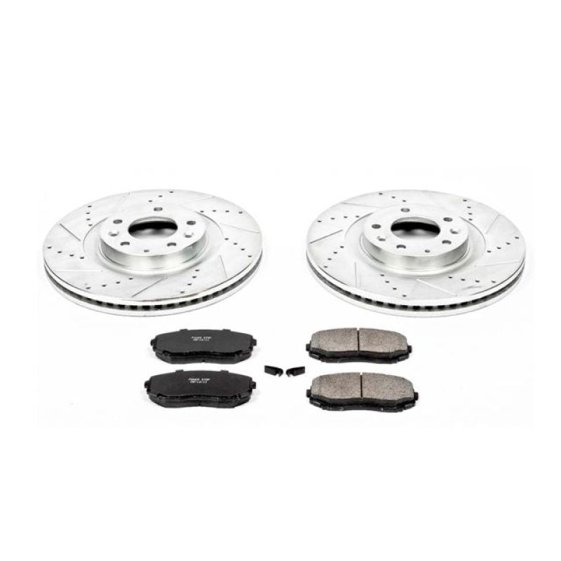 PowerStop K5878 fits Mazda 07-15 CX-9 Front Z23 Evolution Sport Brake Kit