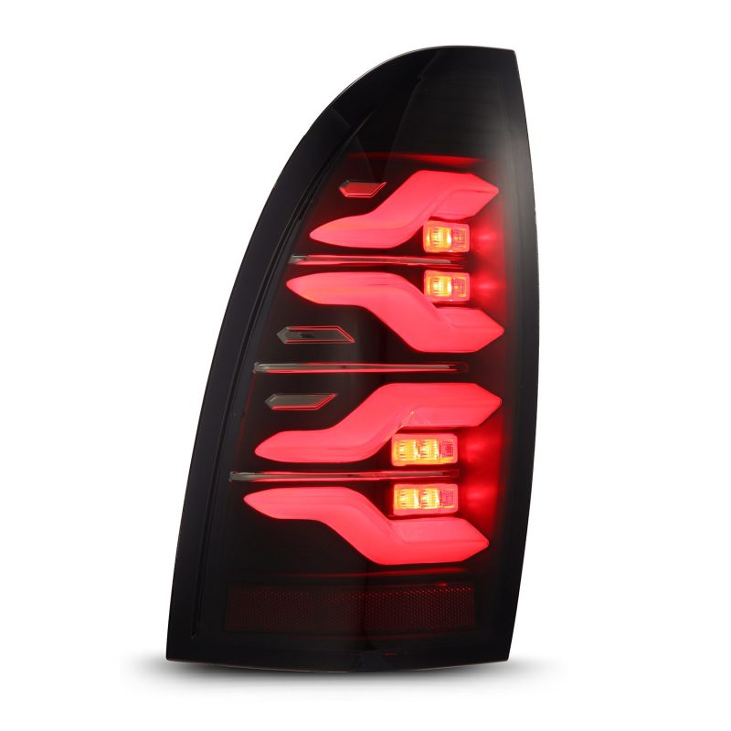 AlphaRex 680060 fits Toyota 05-15 Tacoma LUXX LED Taillights Blk w/Activ Light/Seq Signal