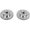 PowerStop fits Toyota 04-09 Prius Front Evolution Drilled & Slotted Rotors -