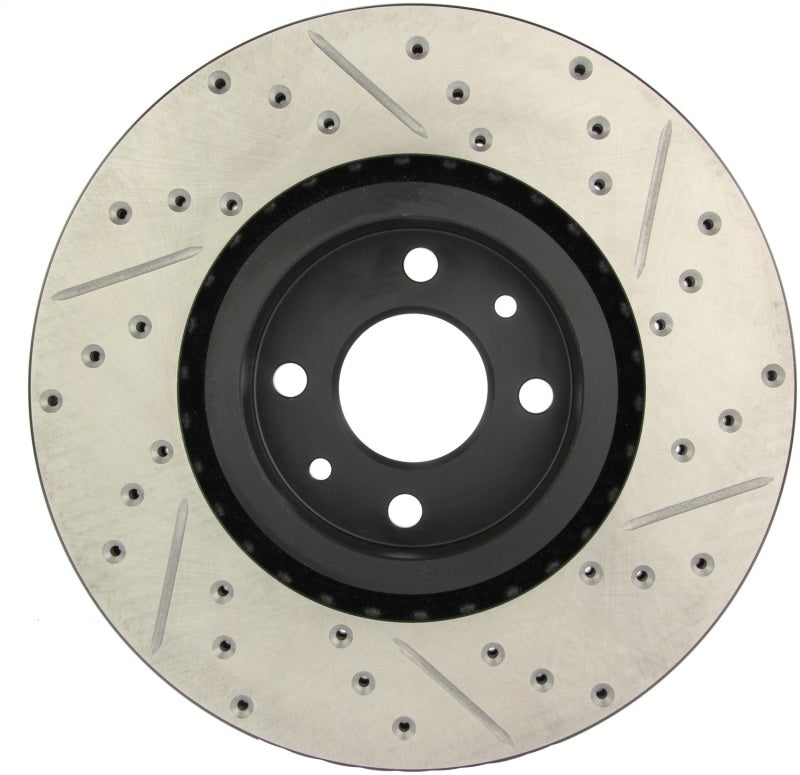Stoptech 127.04004R Slotted & Drilled Sport Brake Rotor