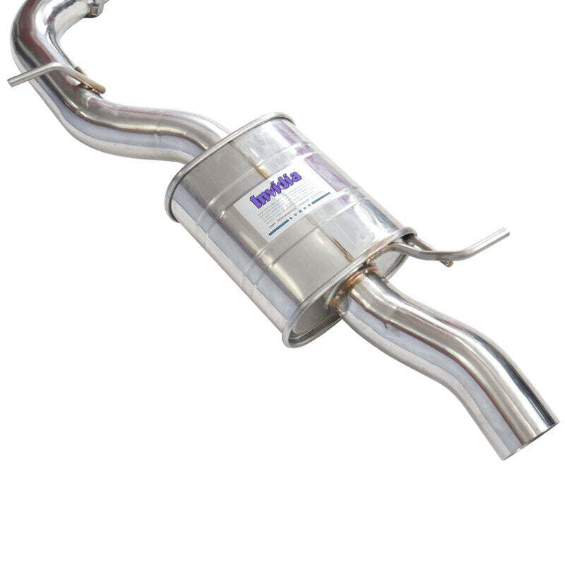 Invidia HS22GFR8GV4RT 2022+ fits Volkswagen Golf R MK8 76mm R400 Valved Cat Back